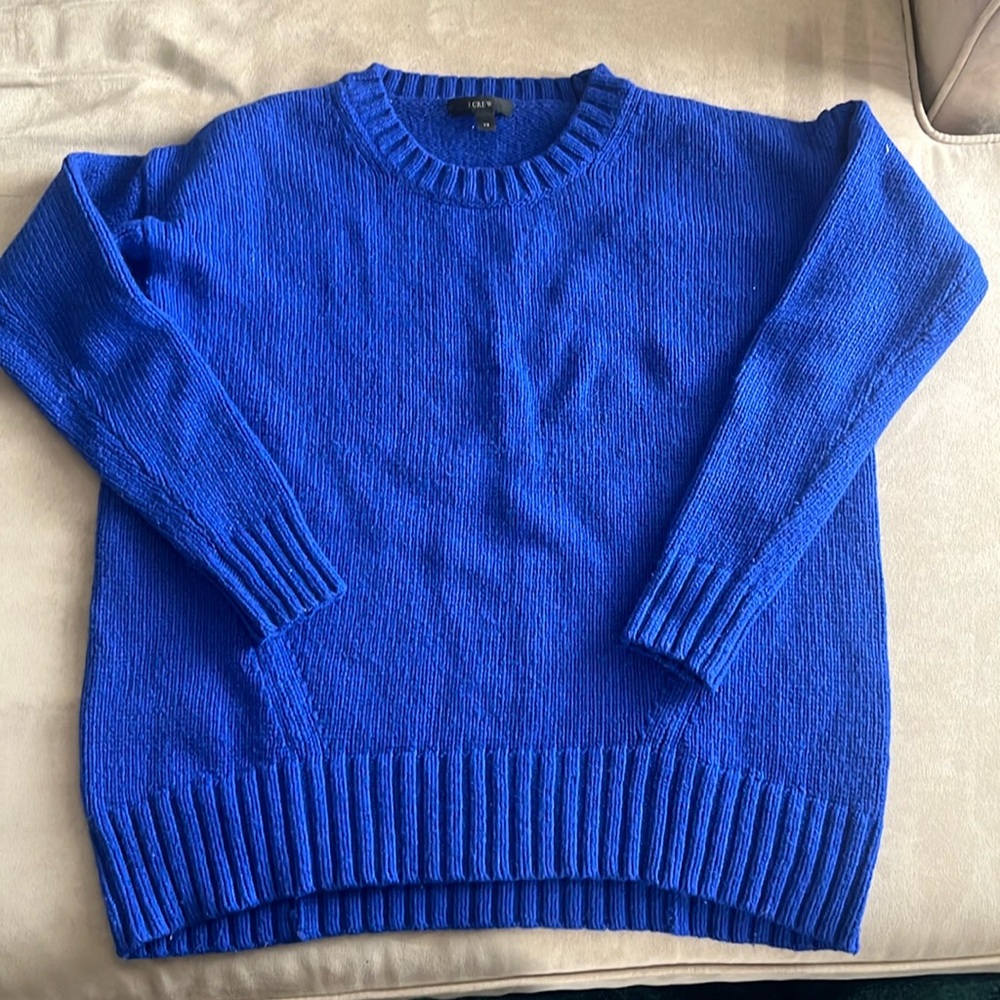 Jcrew Cobalt Wool Sweater - Size XS